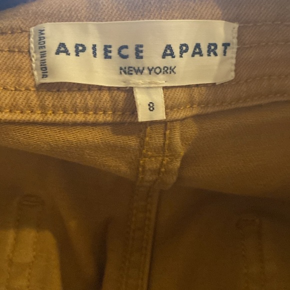 Apiece Apart Merida High Rise Flare Crop Jeans - Picture 10 of 11